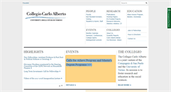 Desktop Screenshot of carloalberto.org
